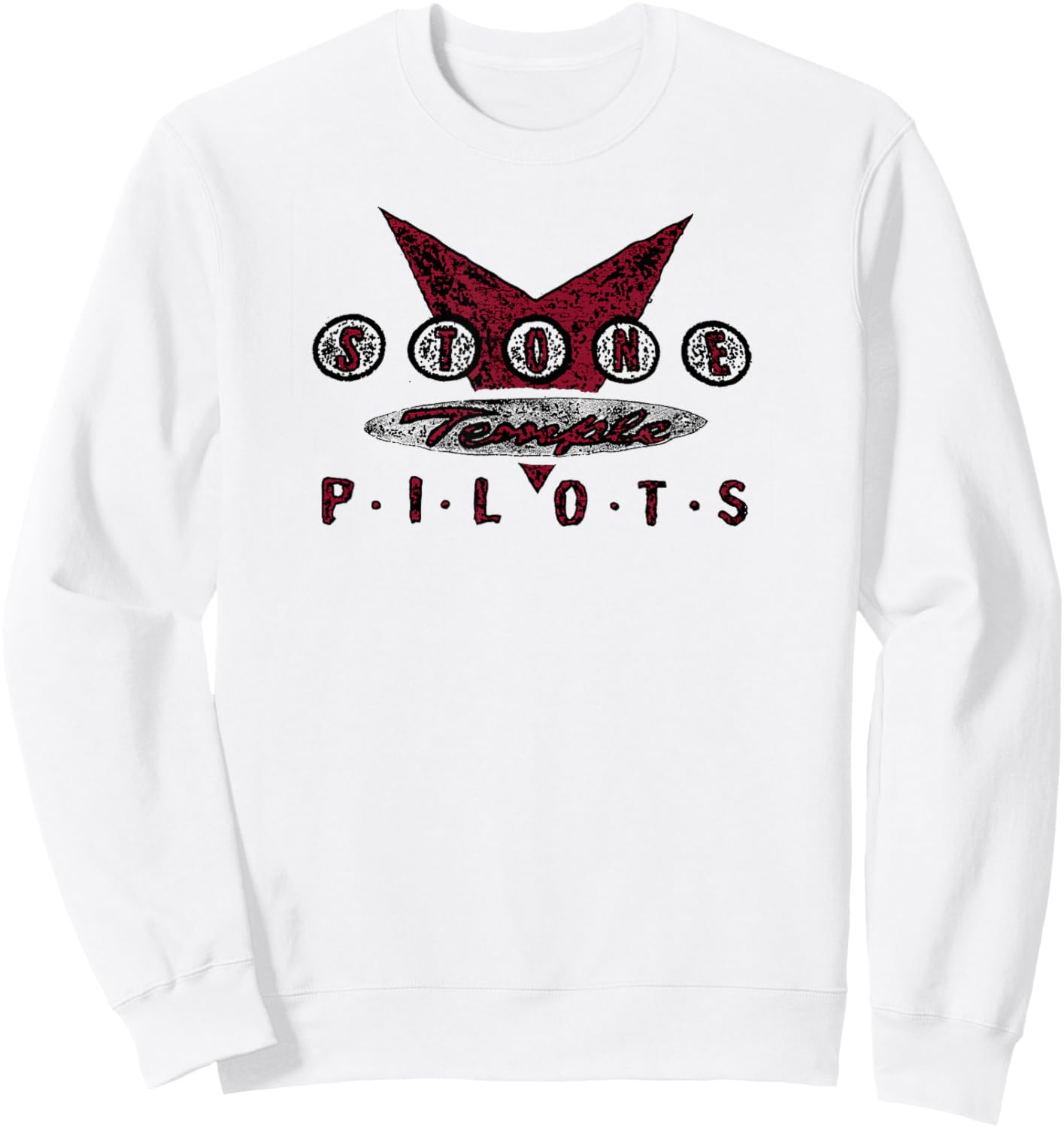 Stone Temple Pilots – Vintage Car Logo Pink Sweatshirt - Sweatshirt | White