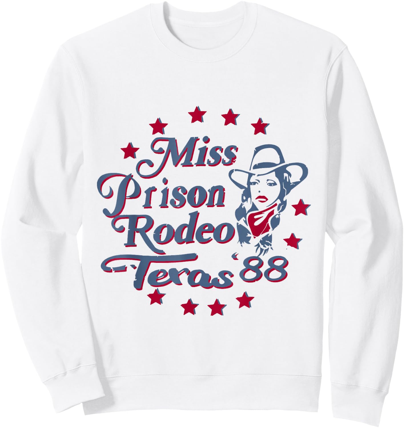 Miss Texas Prison Rodeo 1988 vintage Sweatshirt - Sweatshirt | White