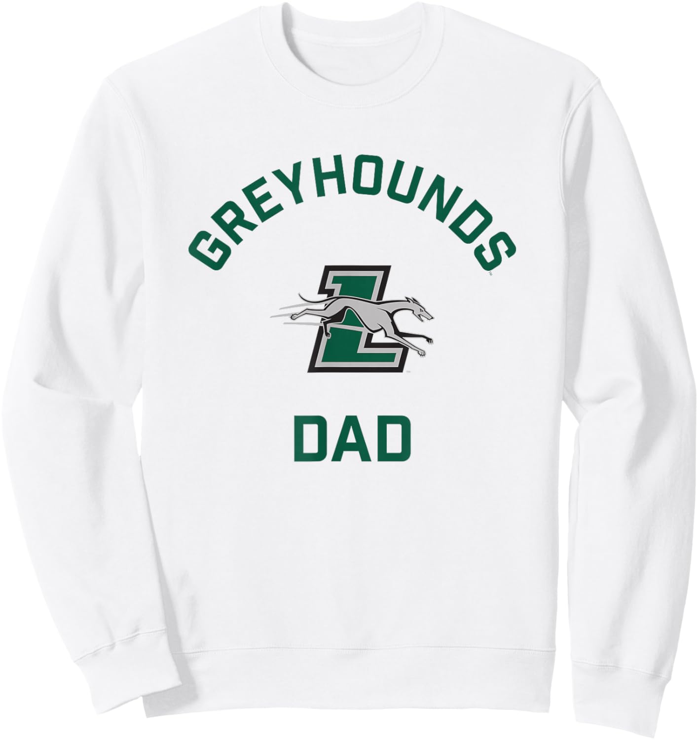 Loyola University Maryland Greyhounds Arched Dad Sweatshirt - Sweatshirt | White