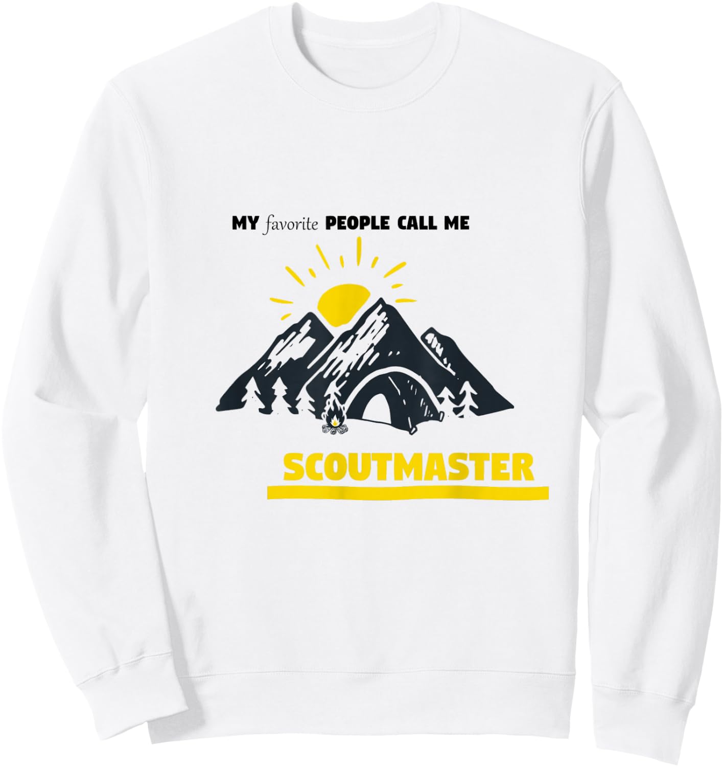 Scoutmaster Thank You Gift - Scoutmaster Gifts Sweatshirt - Sweatshirt | White