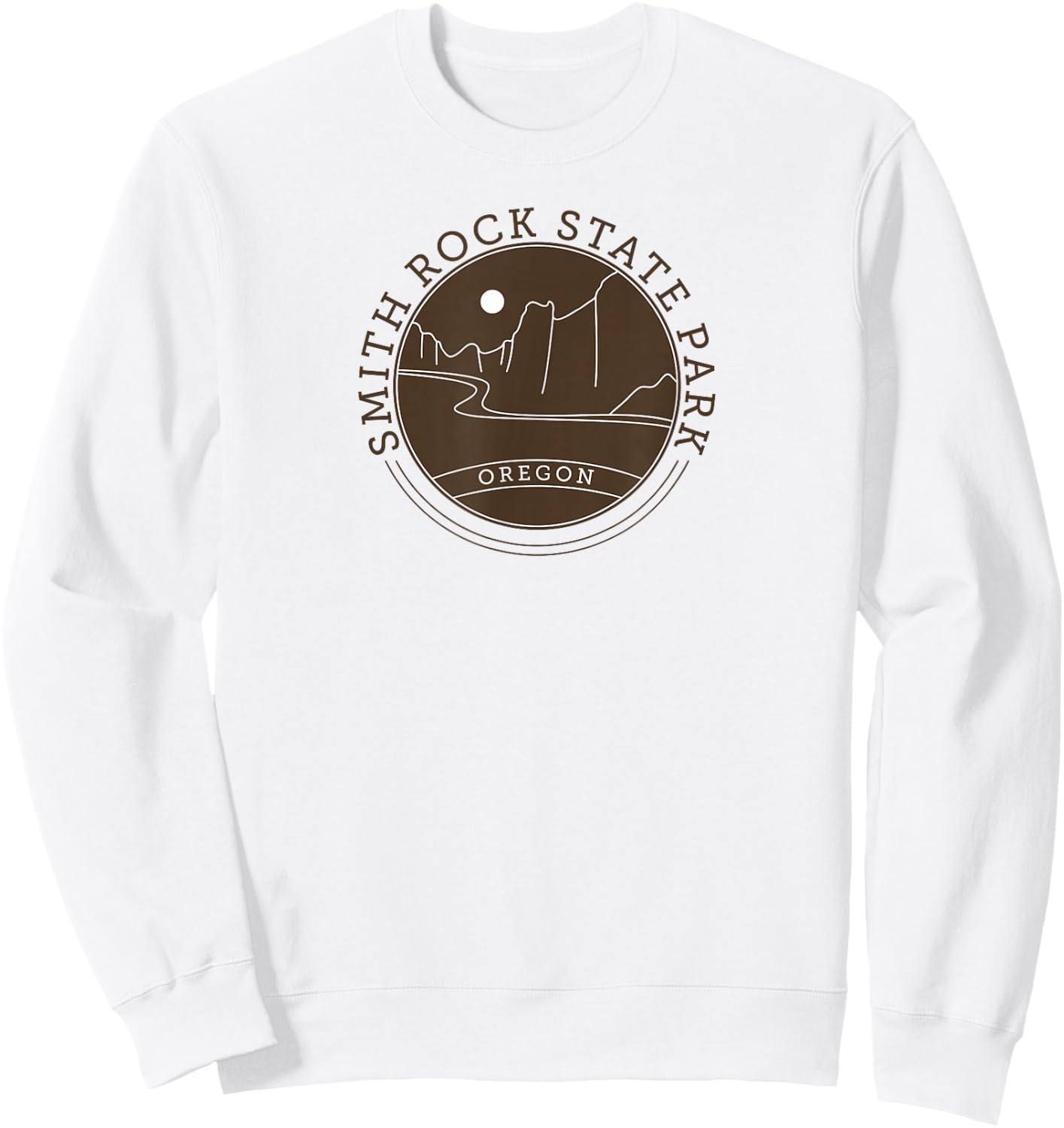 Smith Rock State Park - Oregon, United States of America Sweatshirt - Sweatshirt | White