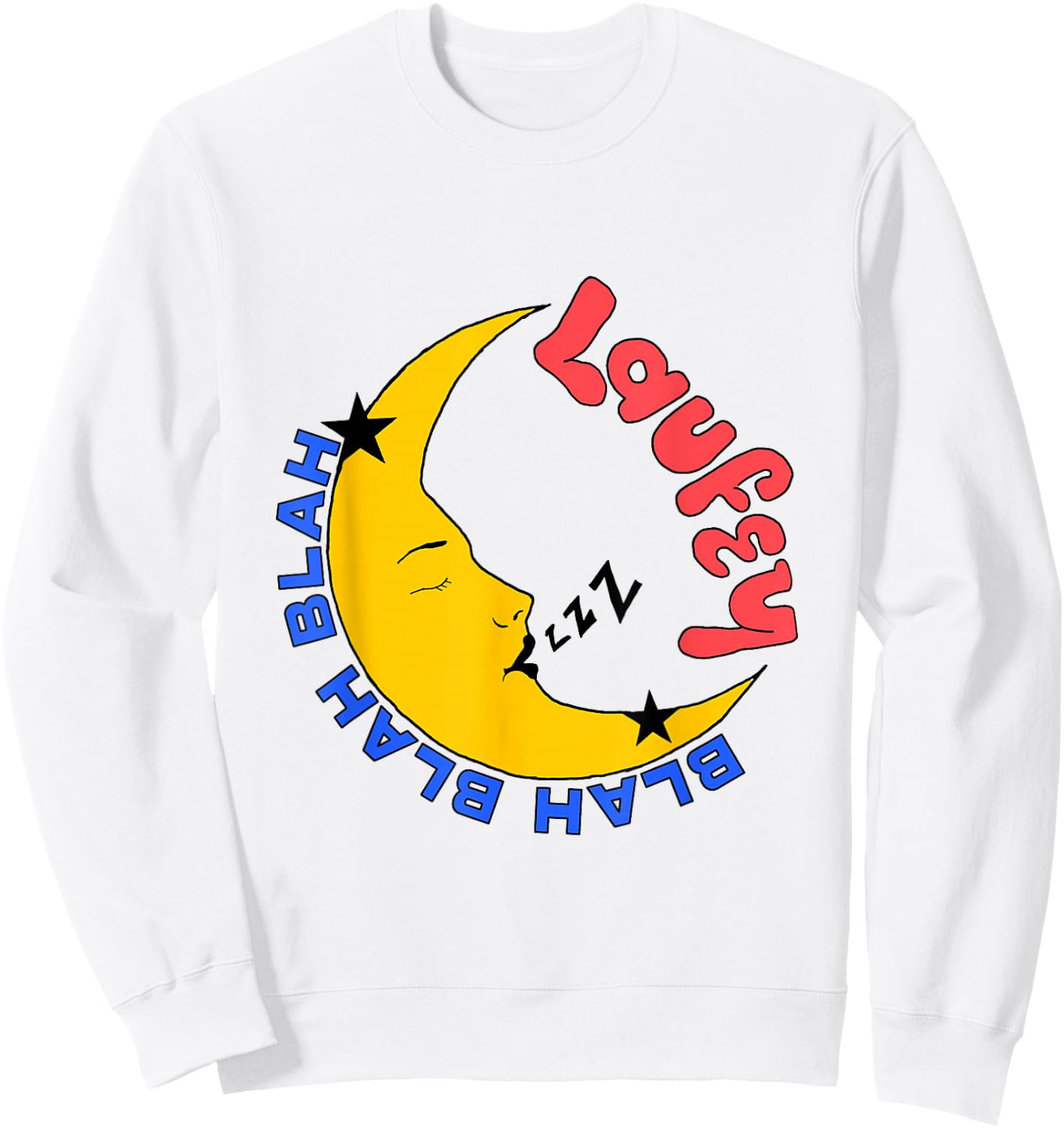 Laufey Blah Blah Blah Sweatshirt - Sweatshirt | White