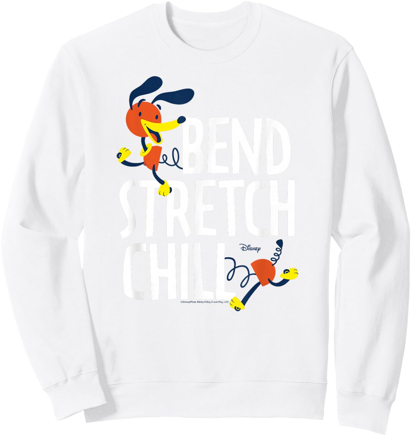 Toy Story - Slinky Dog Bend Stretch Chill Sweatshirt - Sweatshirt | White