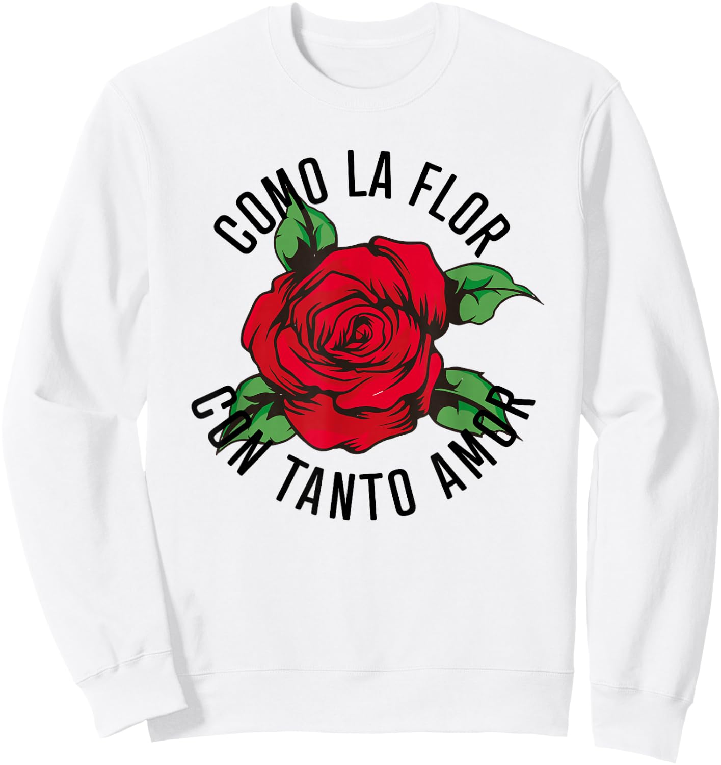 Como La Flor - Bailar Cumbia - Mexican Fiesta Gift Sweatshirt - Sweatshirt | White
