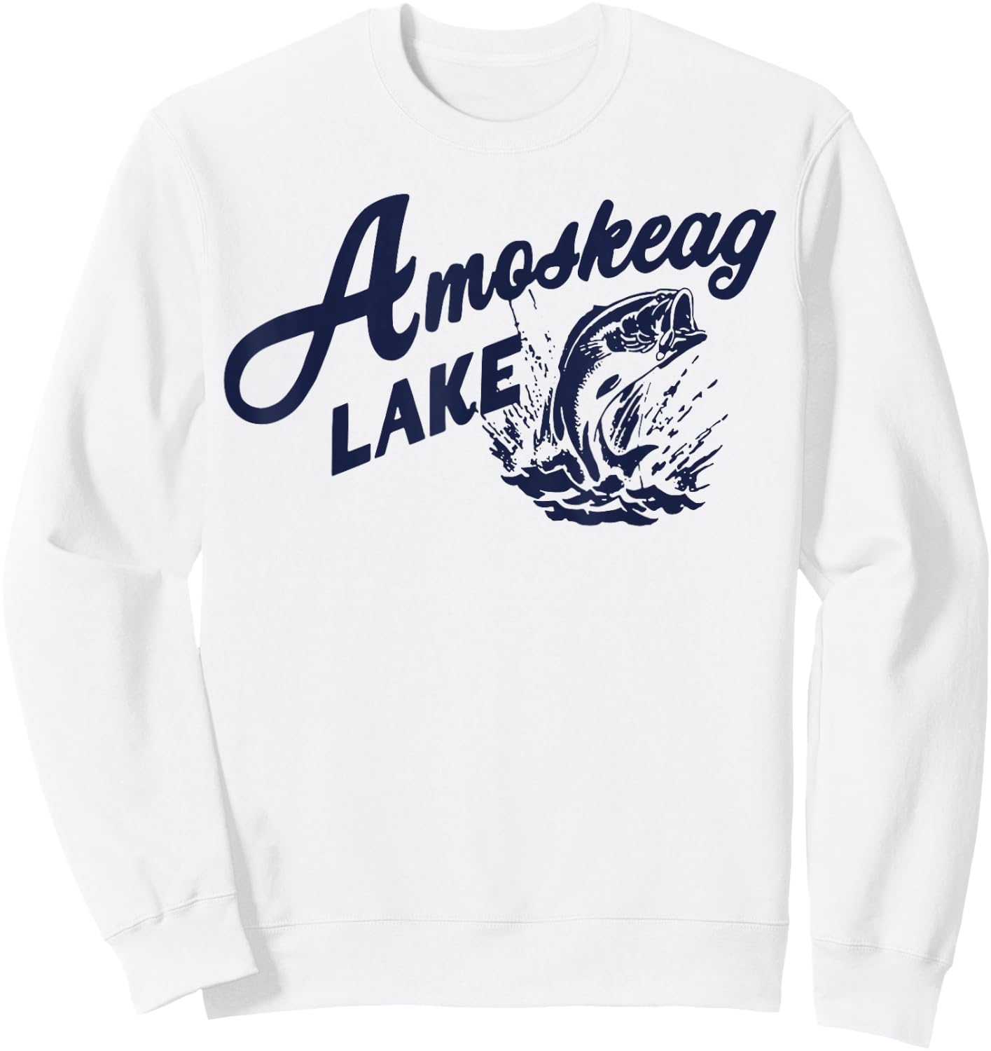 amoskeag Lake Sweatshirt - Sweatshirt | White