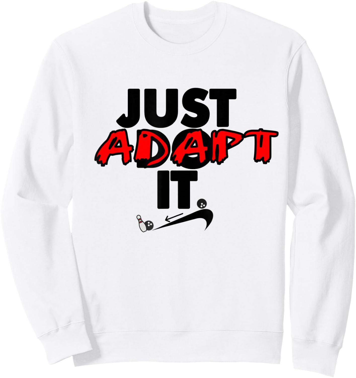 Bowling Ramp Sweatshirt - Sweatshirt | White