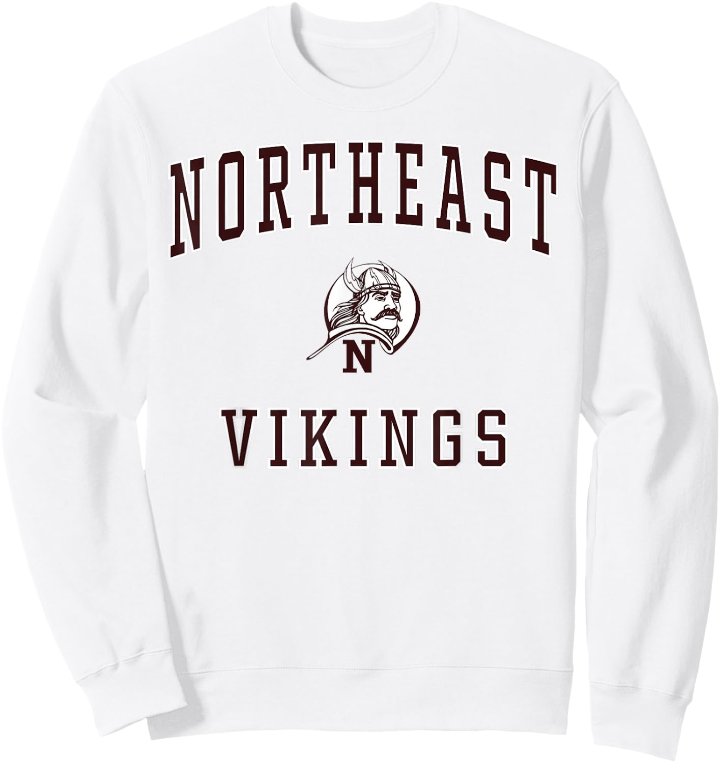 Northeast High School Vikings Sweatshirt - Sweatshirt | White