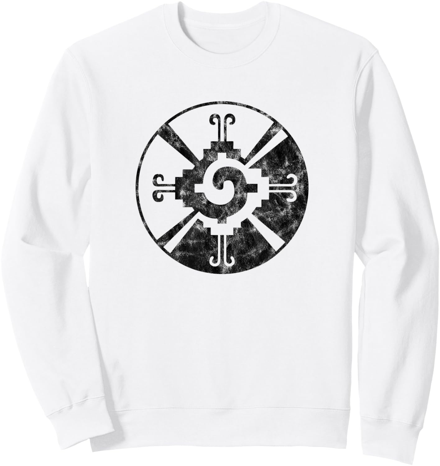 Hunab Ku, Maya, symbol, Indian, heart of the galaxy, mystic Sweatshirt - Sweatshirt | White