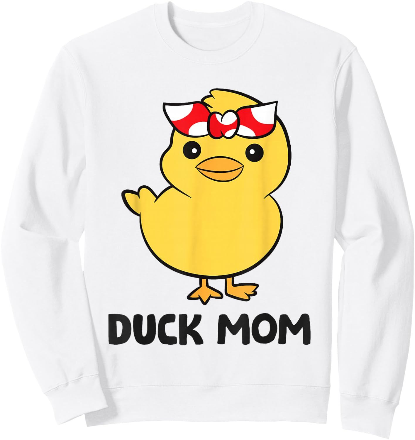 Duck Mom Sweatshirt - Sweatshirt | White