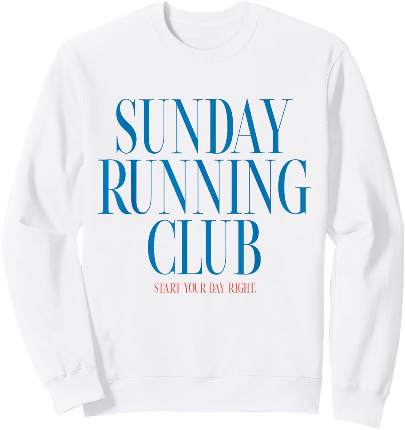 Sunday Running Club Sweatshirt - Sweatshirt | White