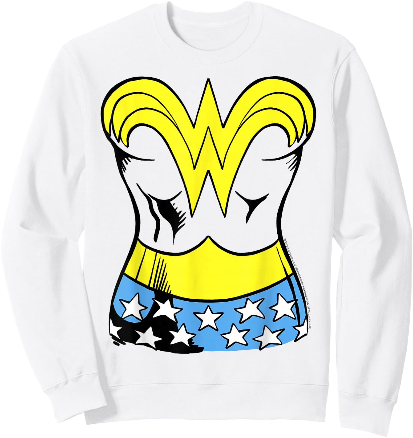 DC Comics Wonder Woman Halloween Costume Sweatshirt - Sweatshirt | White