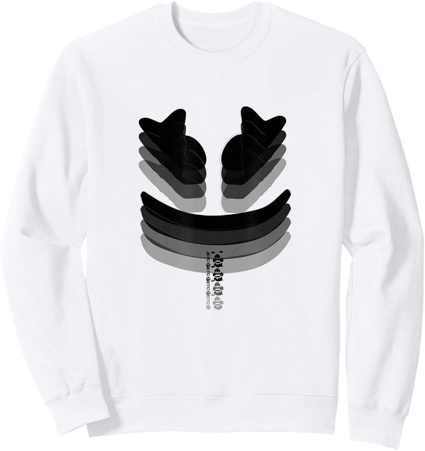 Funny Marshmallow Face Sweatshirt - Sweatshirt | White