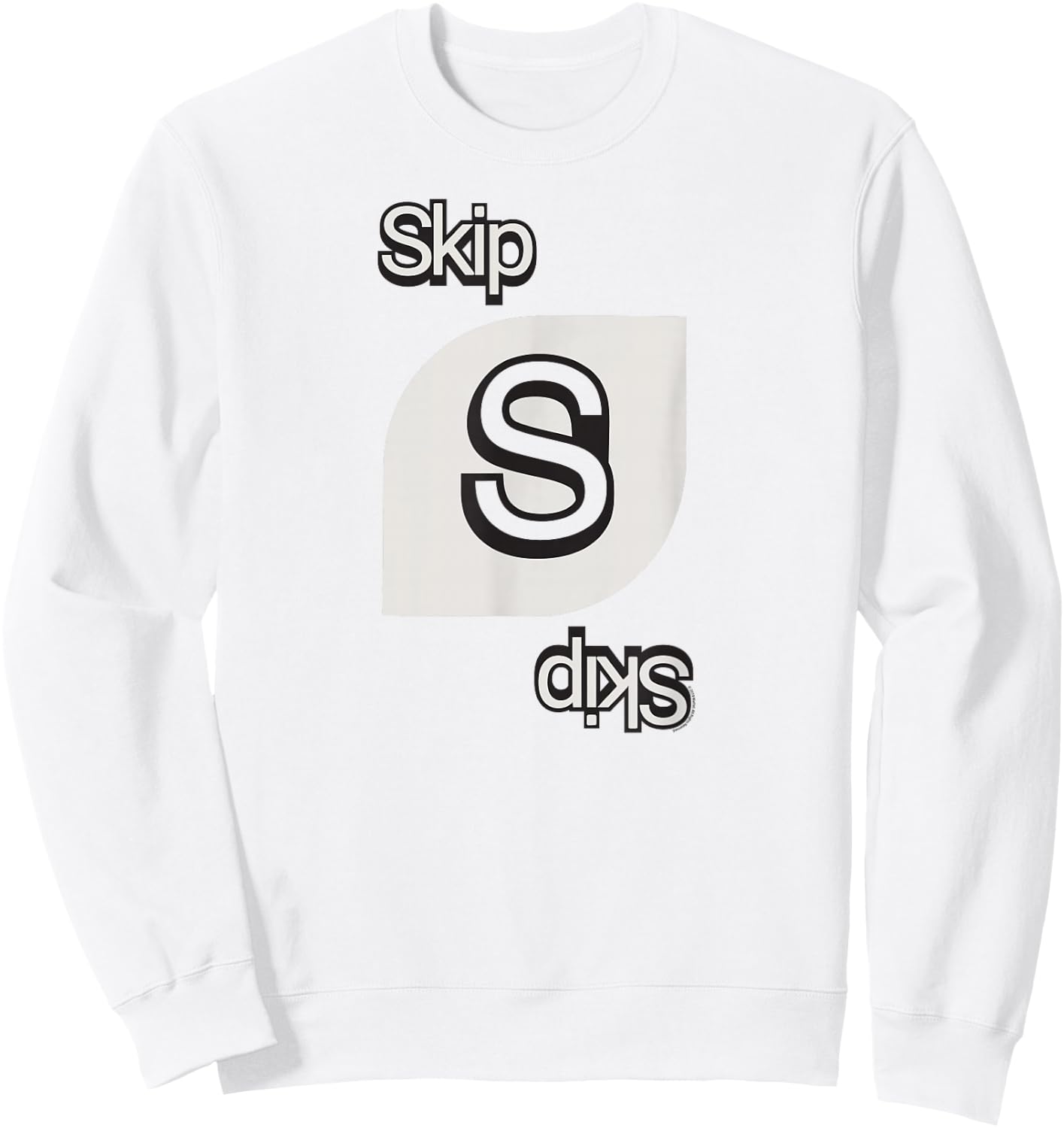 UNO - Sliver Skip Card Sweatshirt - Sweatshirt | White