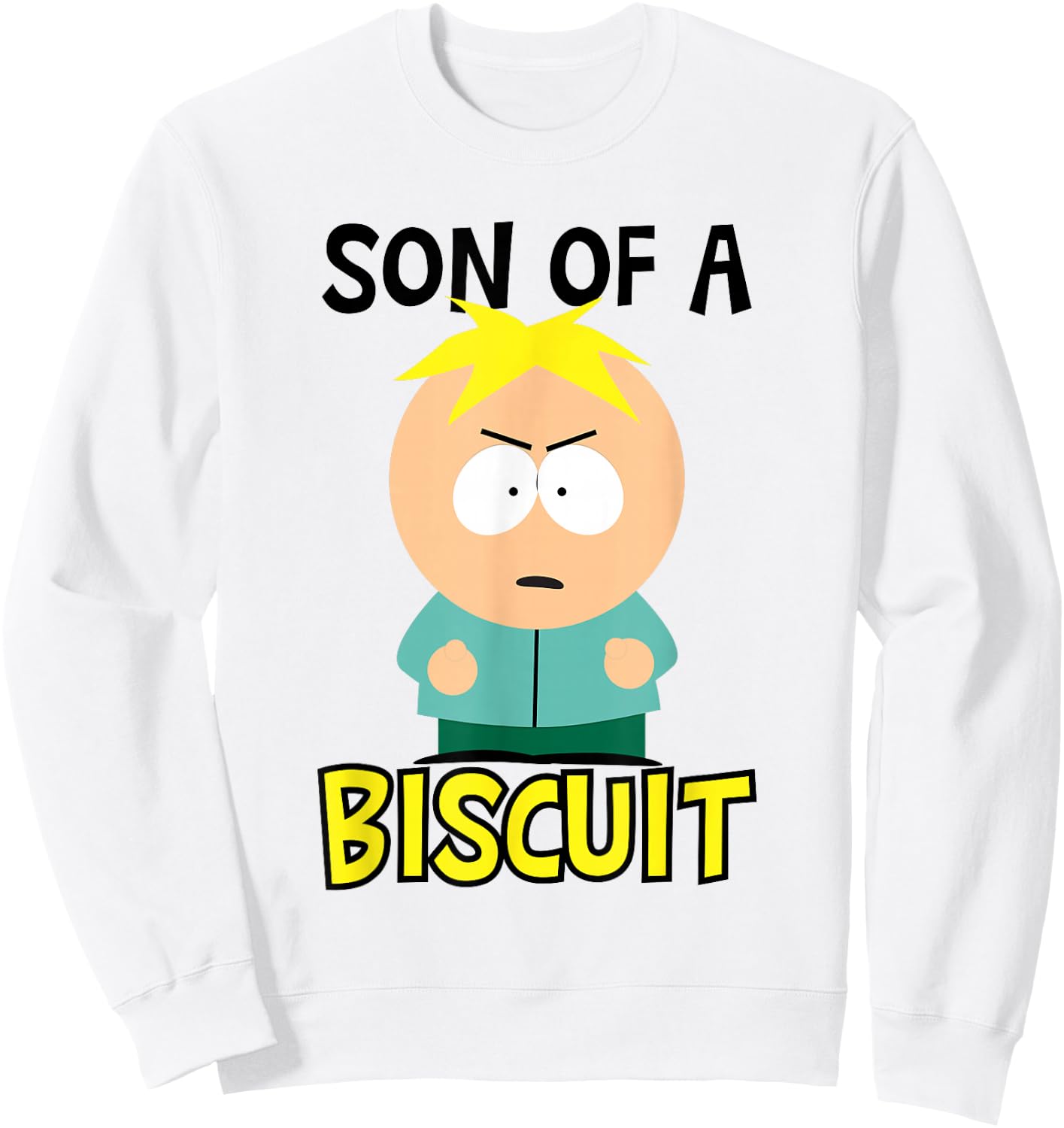 South Park Son of A Biscuit Sweatshirt - Sweatshirt | White
