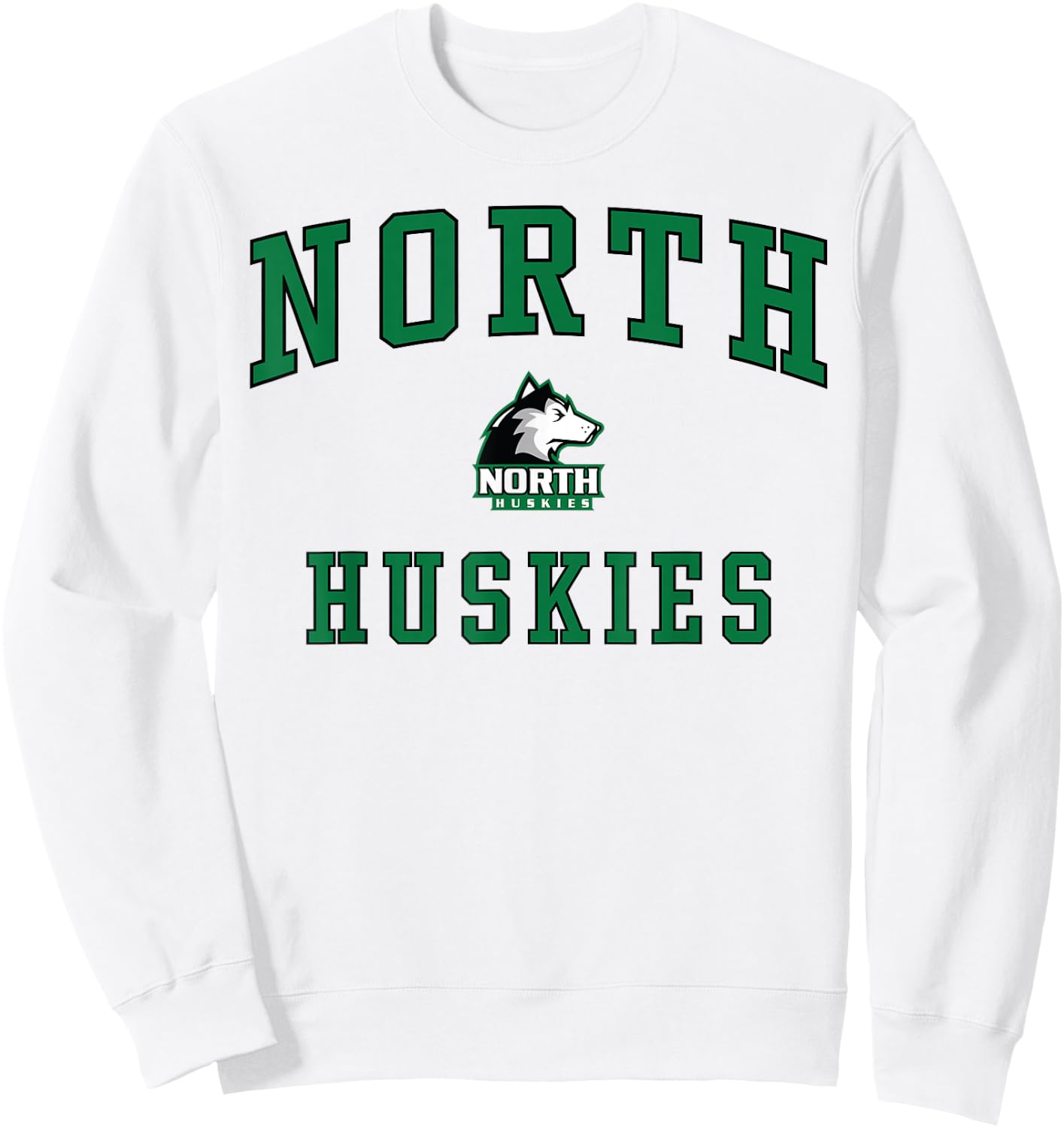 North High School Huskies Sweatshirt - Sweatshirt | White