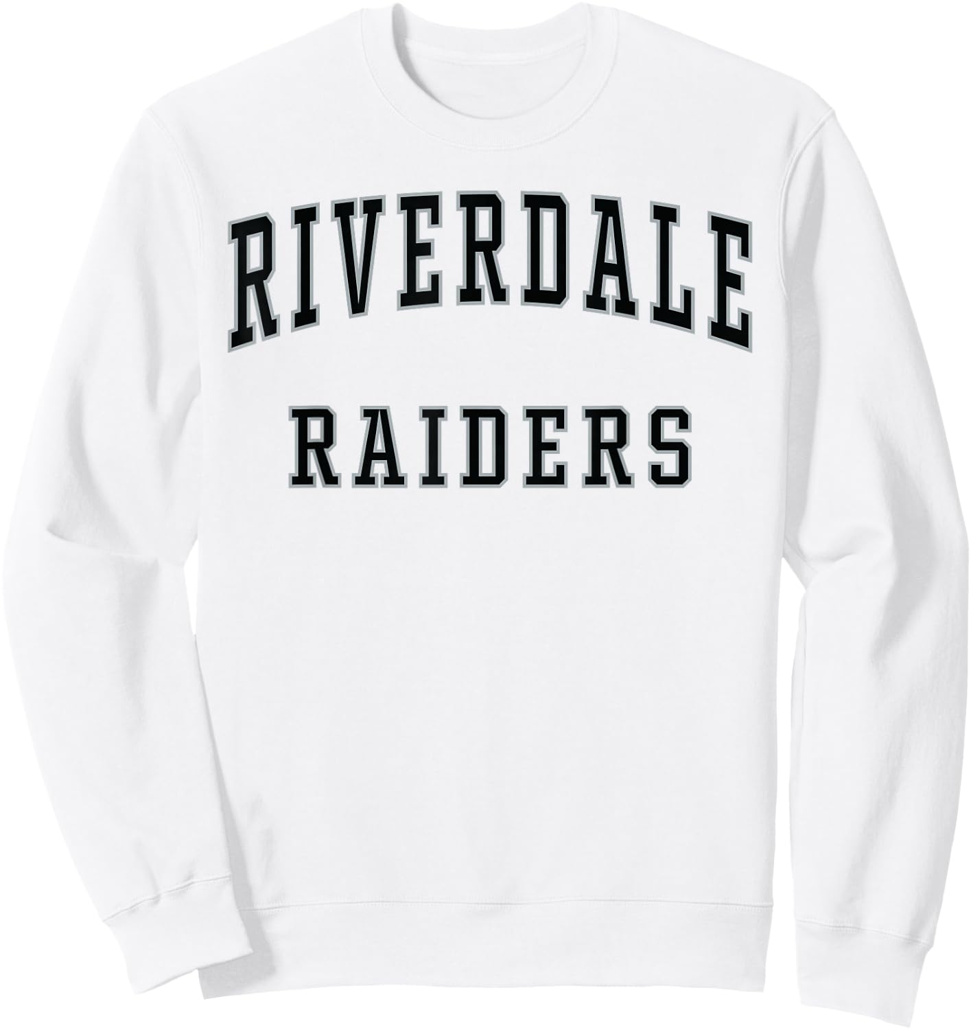 Riverdale High School Raiders Sweatshirt - Sweatshirt | White