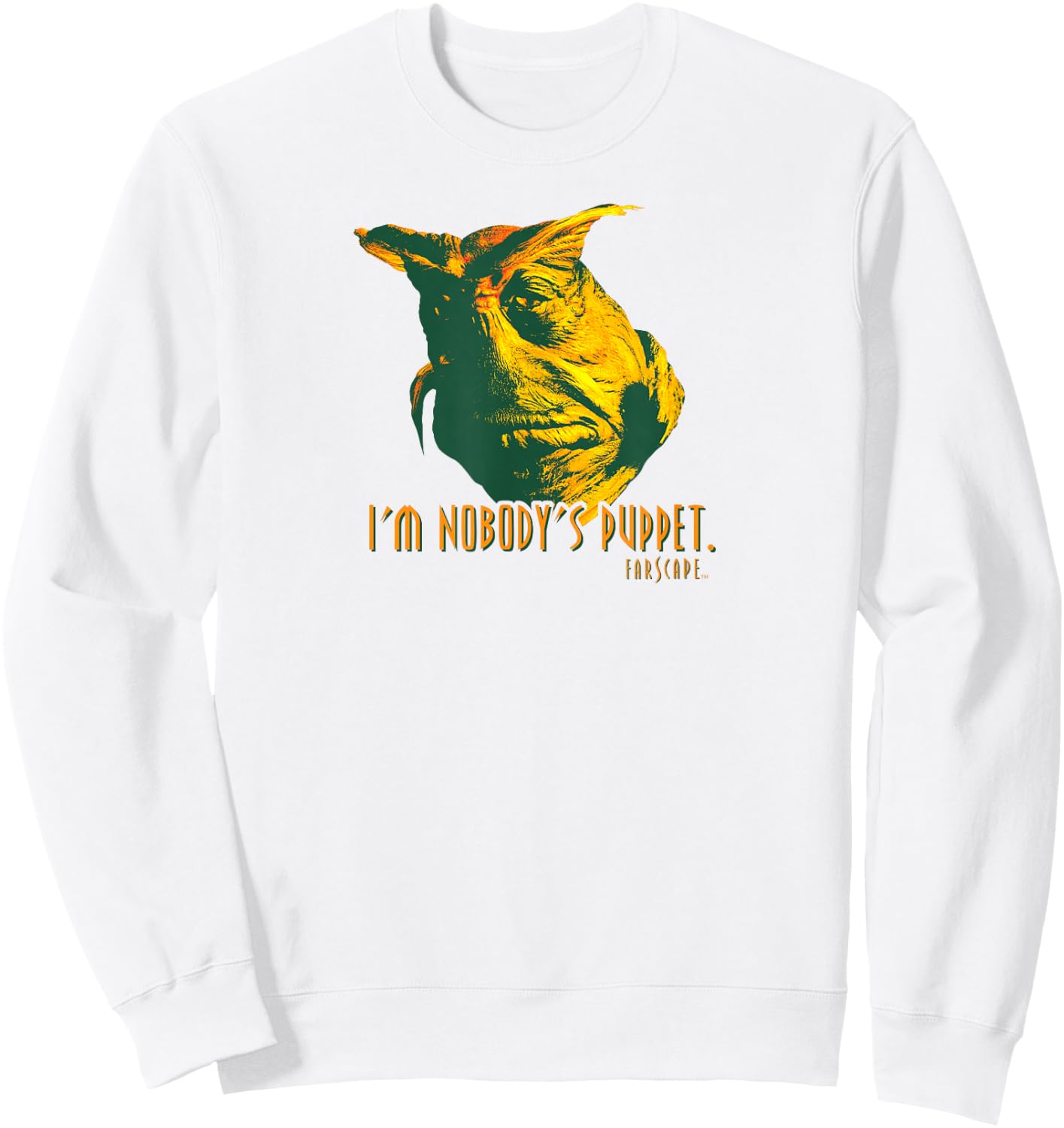Farscape Nobodys Puppet Sweatshirt - Sweatshirt | White
