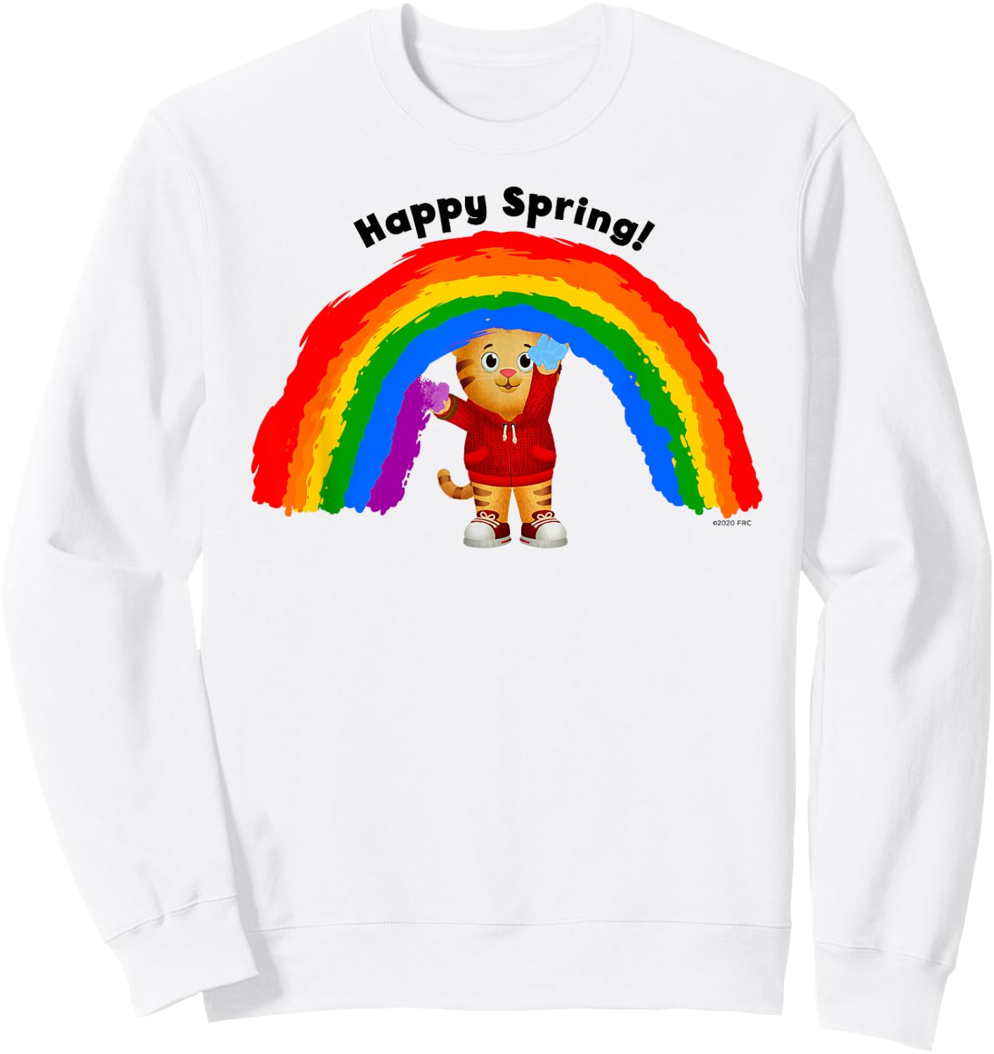 Daniel Tiger's Neighborhood: Happy Spring! Sweatshirt - Sweatshirt | White
