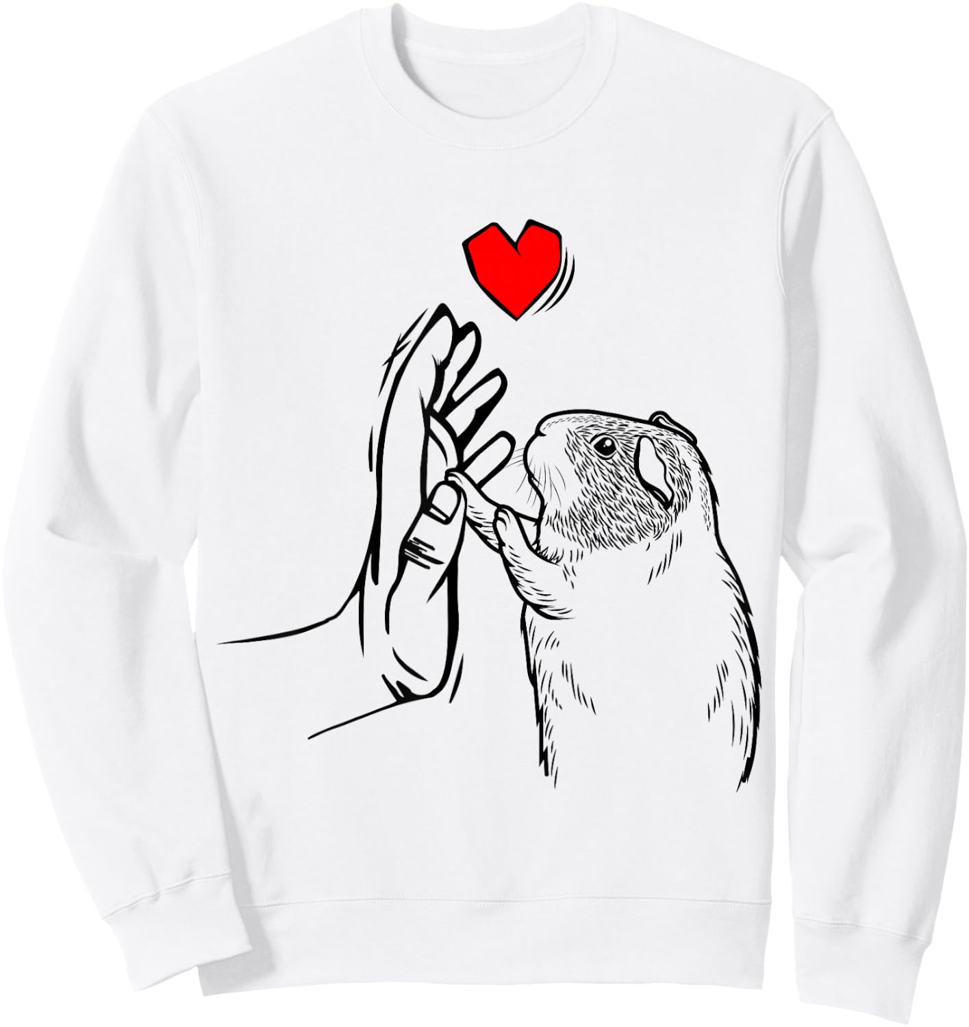 Hamster Love Gold Hamster Dwarf Hamster Girls Women Sweatshirt - Sweatshirt | White