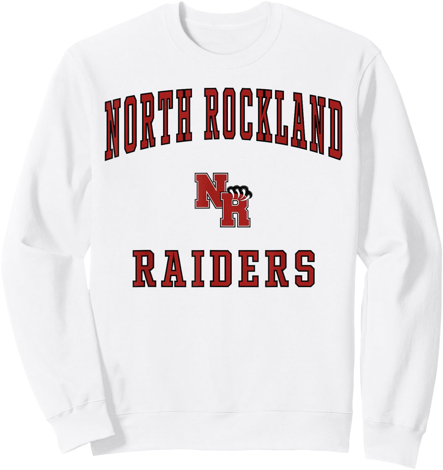 North Rockland High School Raiders Sweatshirt - Sweatshirt | White