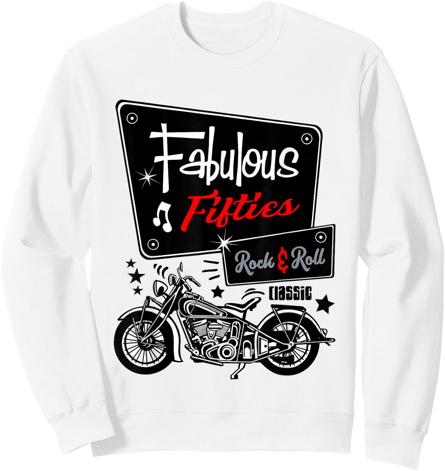 Sock Hop Dance Party 50s Doo Wop Rockabilly Clothes 1950s Sweatshirt - Sweatshirt | White
