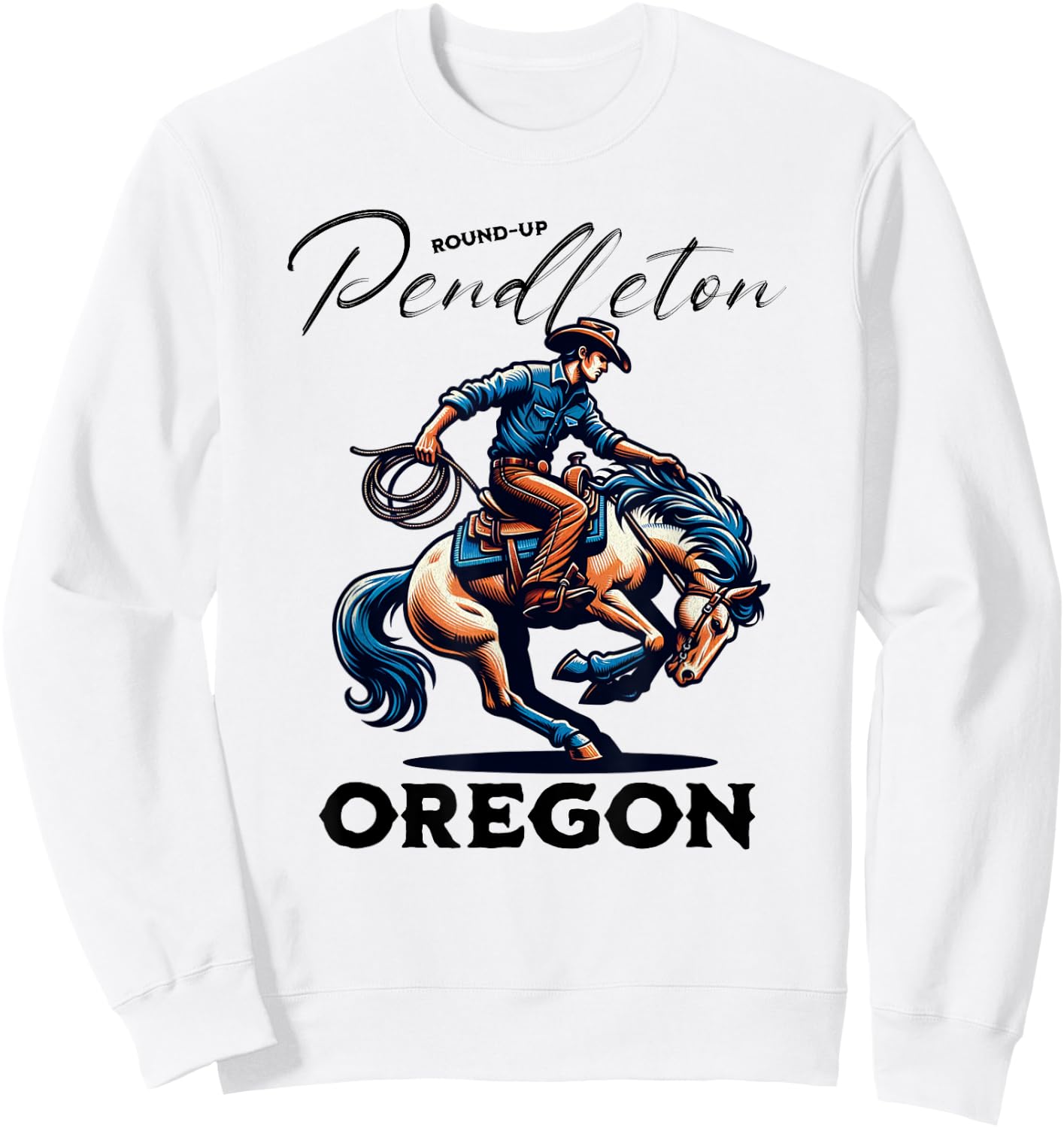 Pendleton Round-Up Oregon Rodeo Days Sweatshirt - Sweatshirt | White