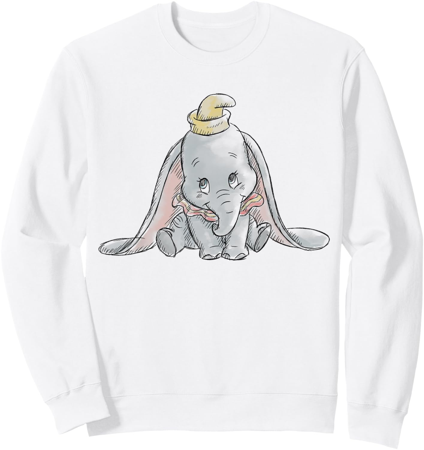 Disney Classic Dumbo Baby Elephant Sweatshirt - Sweatshirt | White