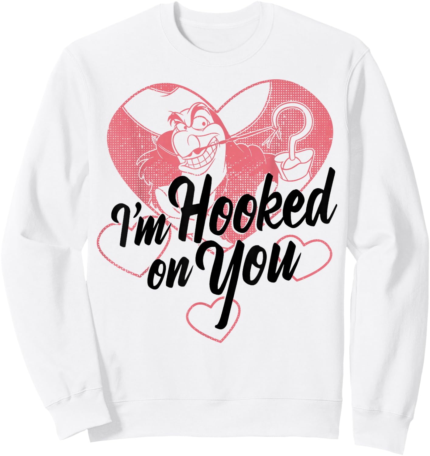 Disney Villains Captain Hook I'm Hooked On You Sweatshirt - Sweatshirt | White