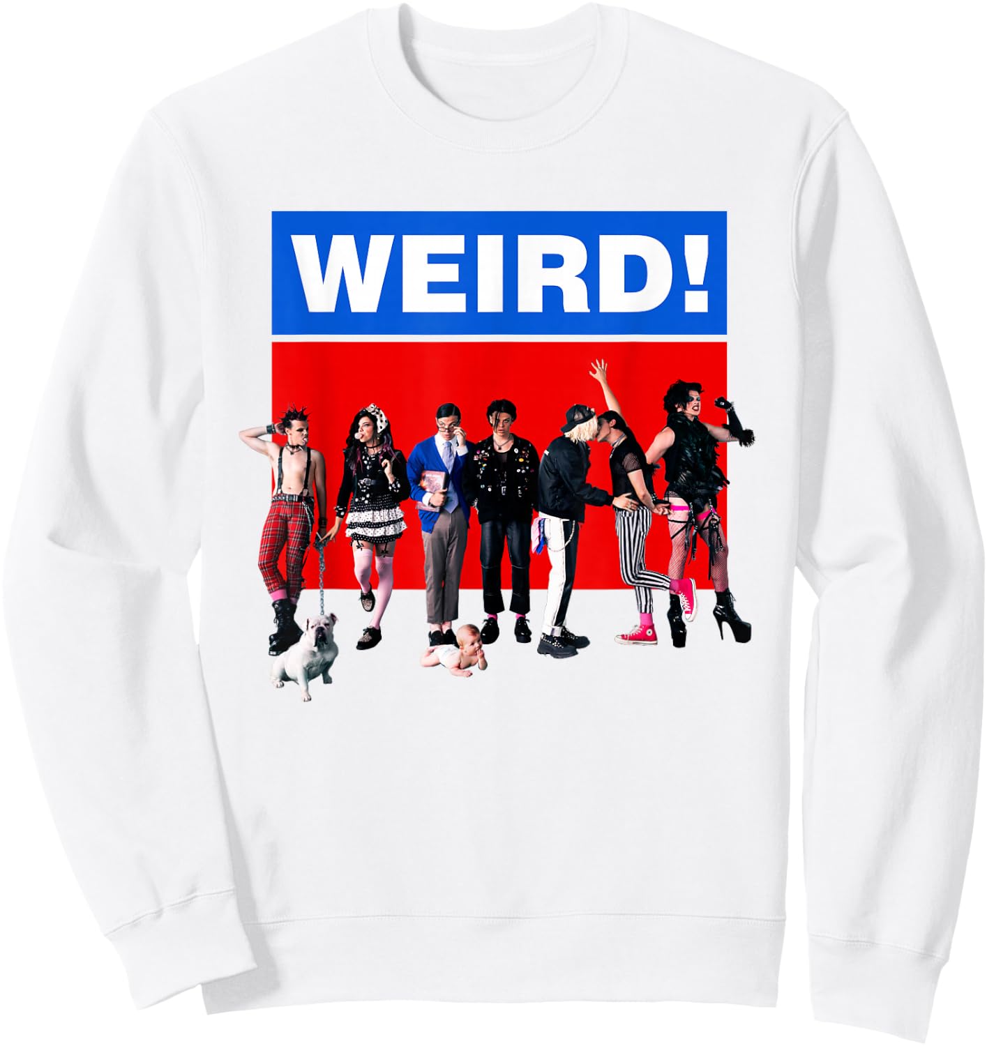 Official Yungblud Weird White Sweatshirt - Sweatshirt | White