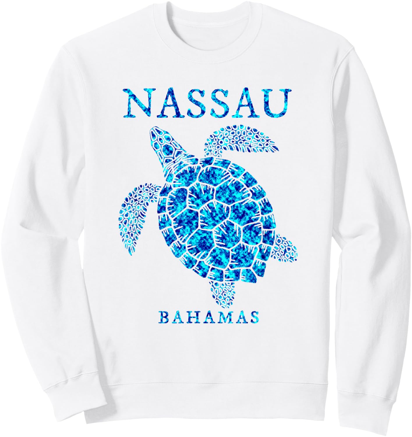 Nassau Bahamas Sea Turtle Boys Girls Toddler Souvenir Sweatshirt - Sweatshirt | White