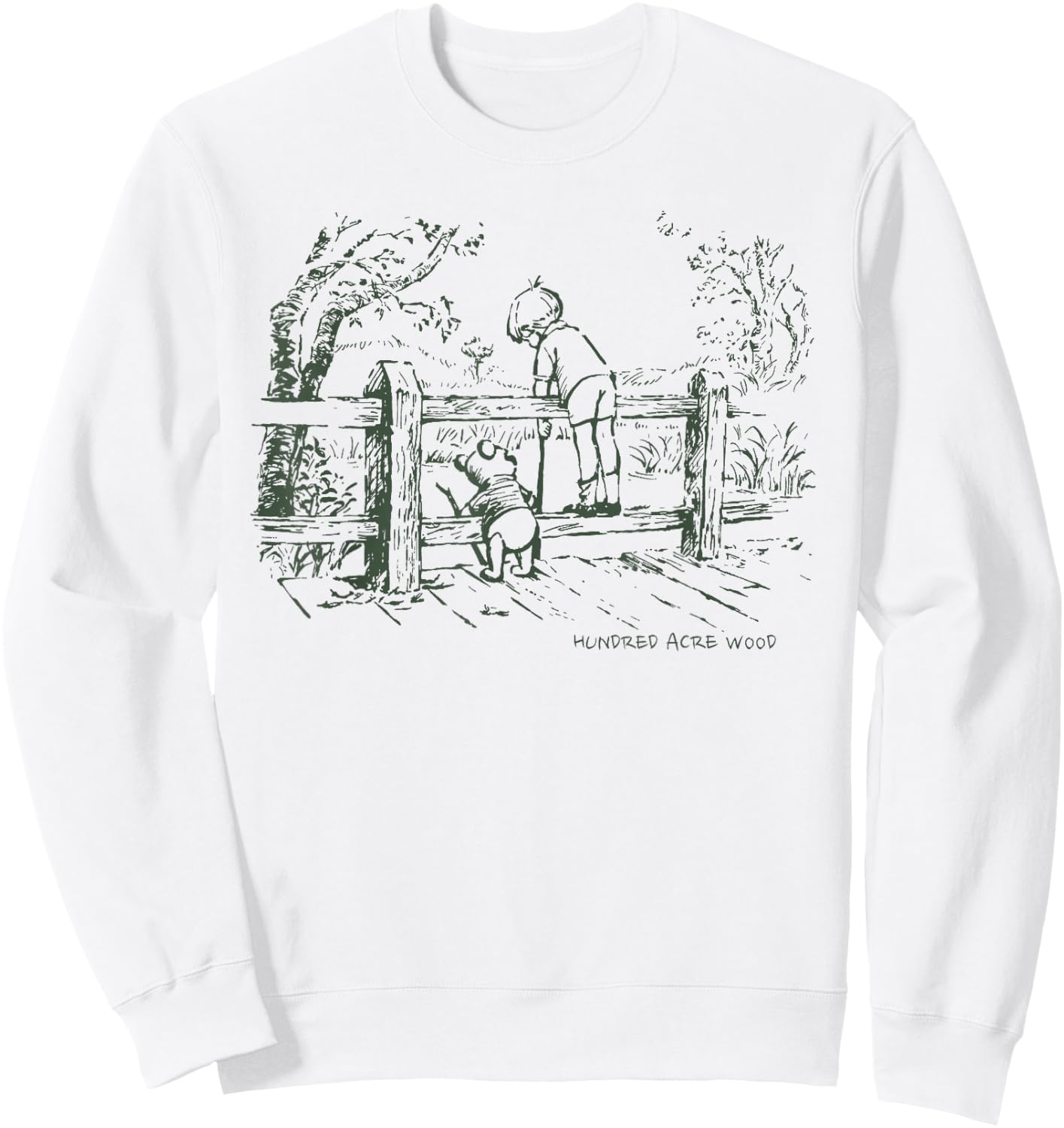 Disney Winnie the Pooh and Christopher Robin Sweatshirt - Sweatshirt | White