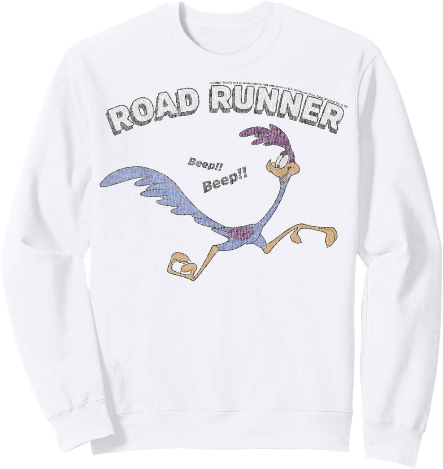 Looney Tunes Road Runner Beep Beep Small Sweatshirt - Sweatshirt | White