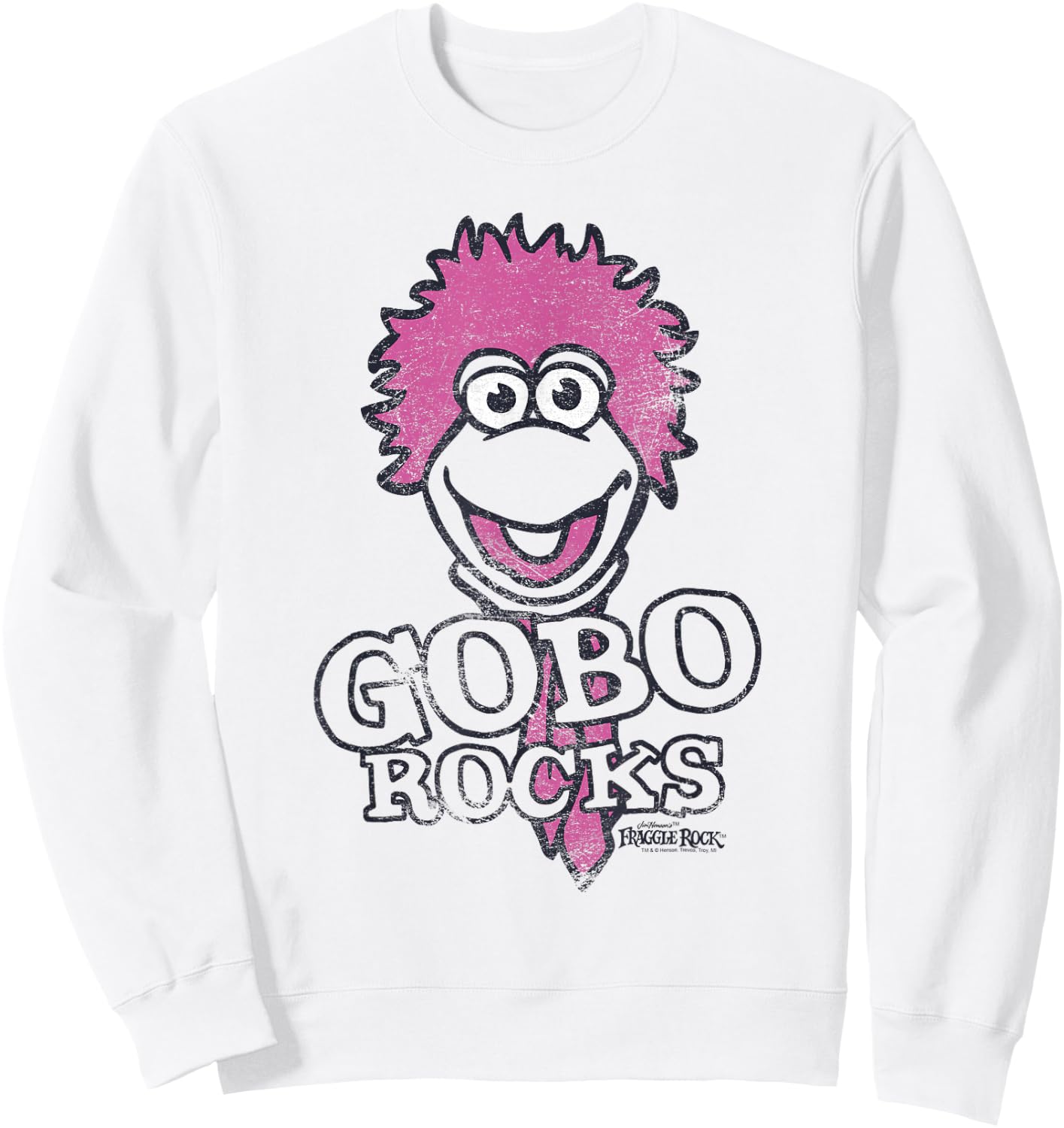 Fraggle Rock Gobo Rocks Sweatshirt - Sweatshirt | White