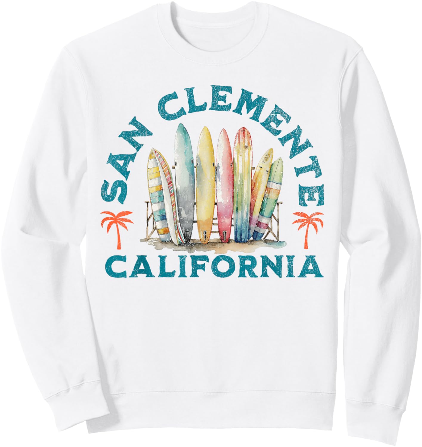 San Clemente Sweatshirt - Sweatshirt | White