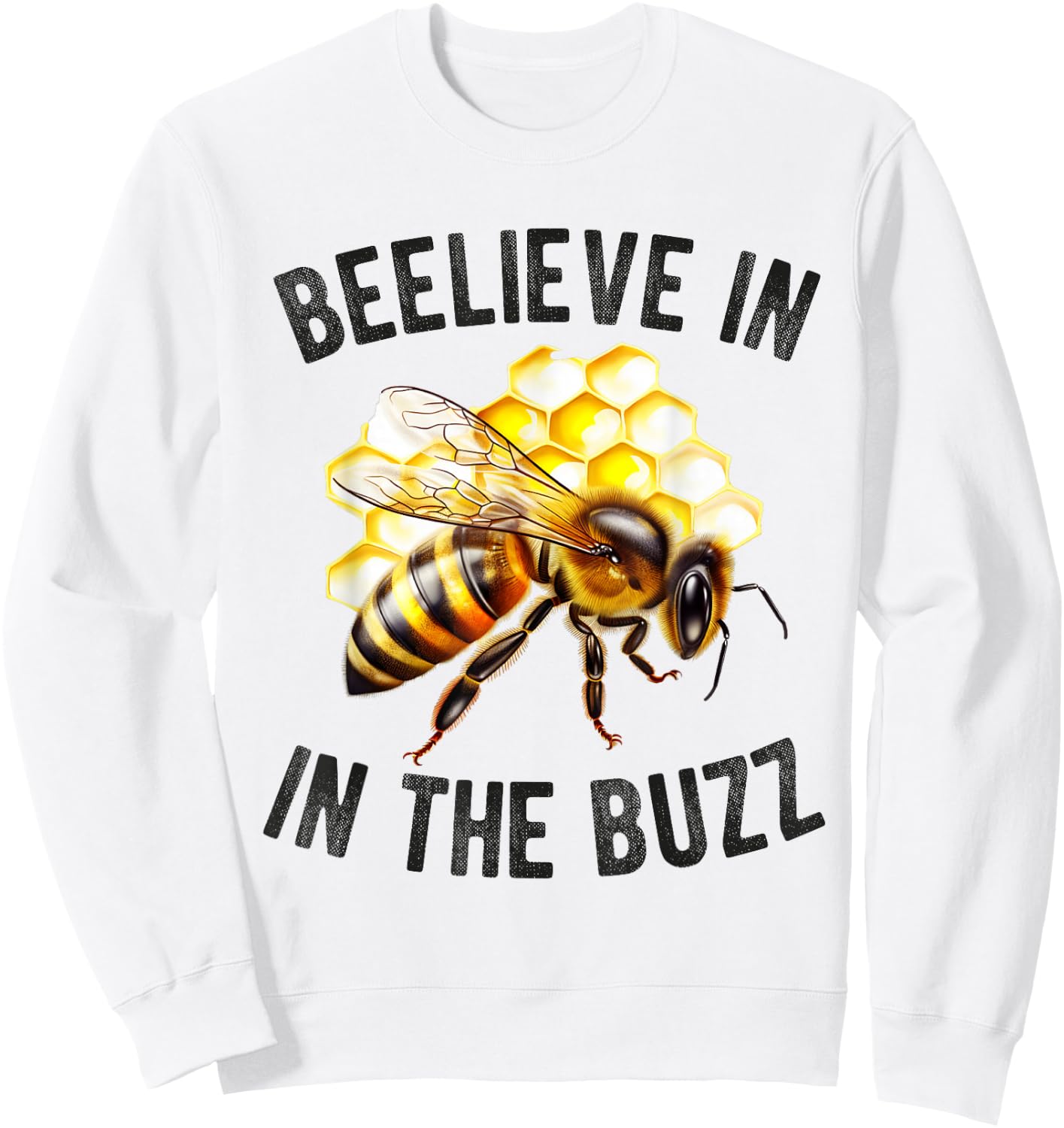 Bee Women Men Yellow Bumble Bees Honey Beekeeper Apiarists Sweatshirt - Sweatshirt | White
