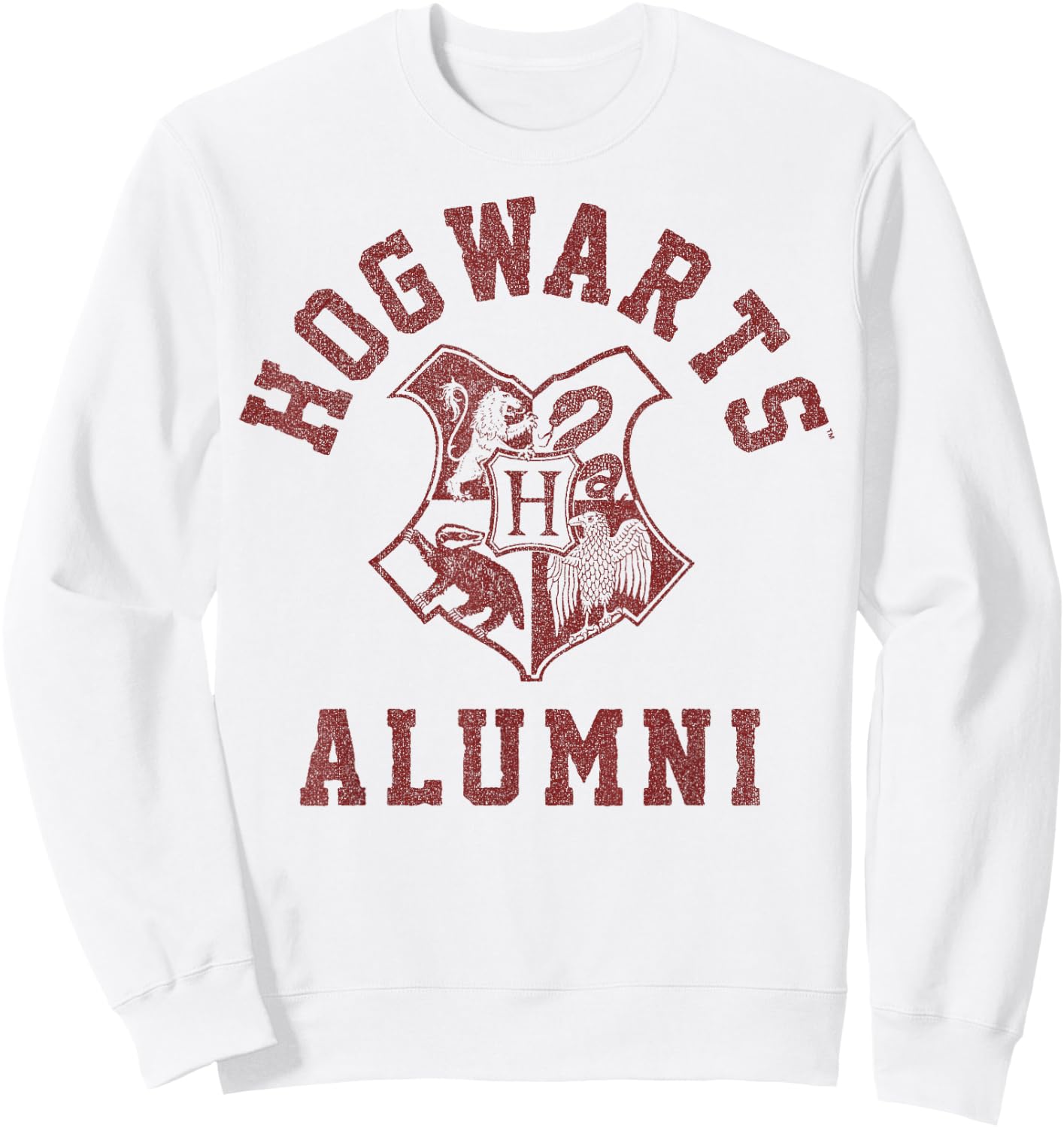Harry Potter Hogwarts Alumni Crest Small Sweatshirt - Sweatshirt | White
