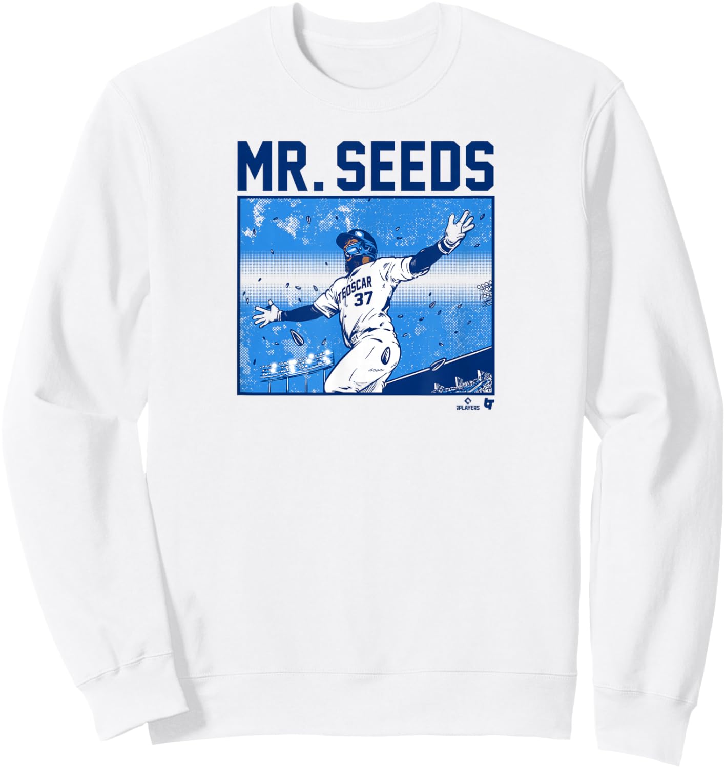 Teoscar Hernandez - Mr. Seeds - Los Angeles Baseball Sweatshirt - Sweatshirt | White