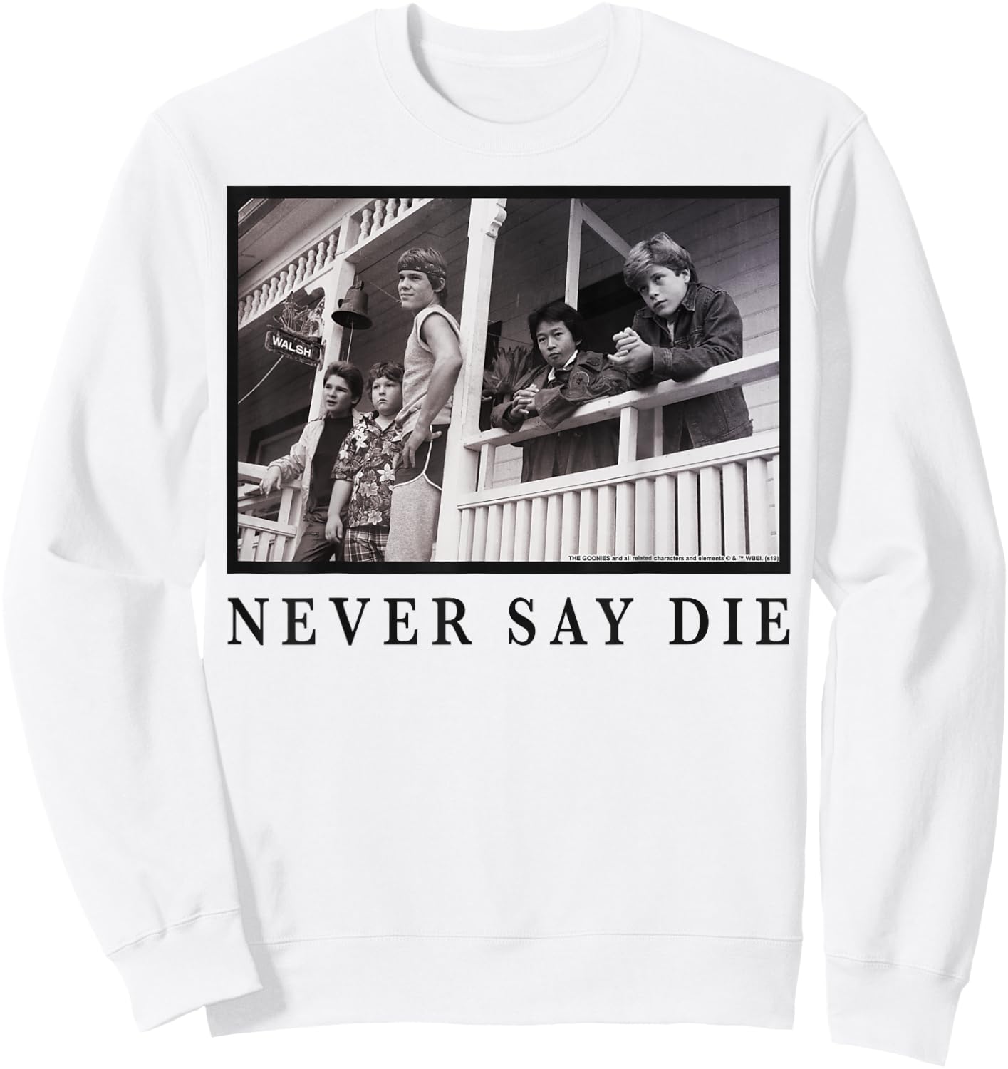 The Goonies Never Say Die Sweatshirt - Sweatshirt | White