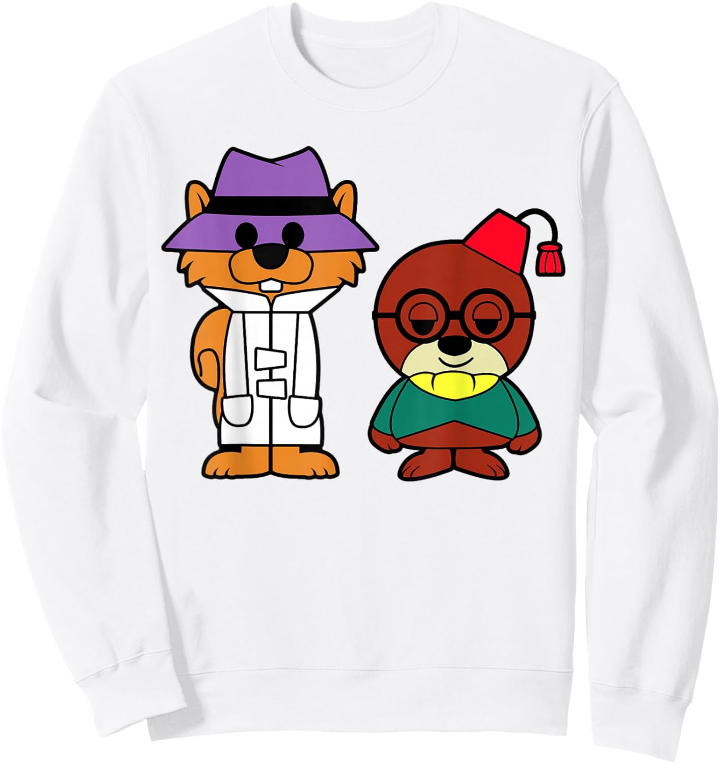 Secret Squirrel and Morocco Mole Sweatshirt - Sweatshirt | White