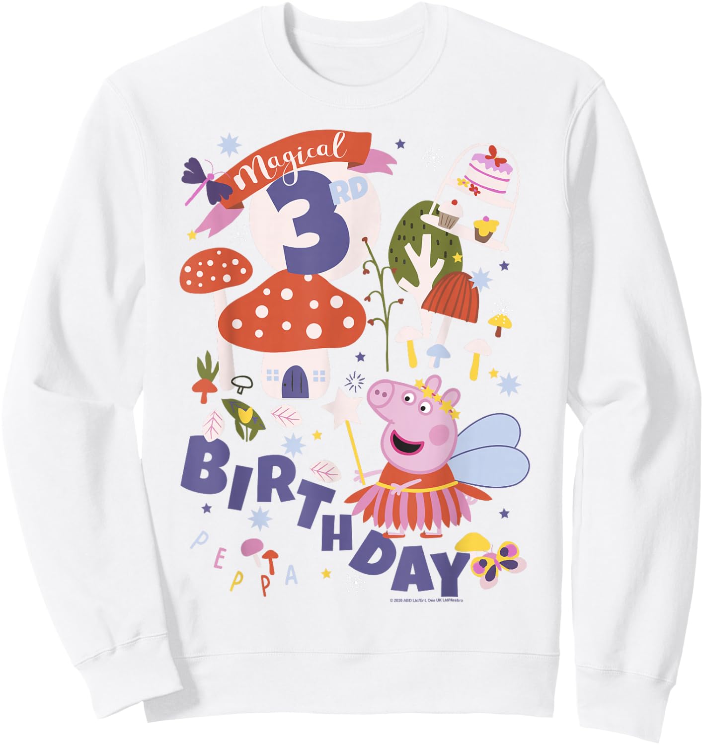 Peppa Pig Fairy Princess Peppa Magical 3rd Birthday Sweatshirt - Sweatshirt | White