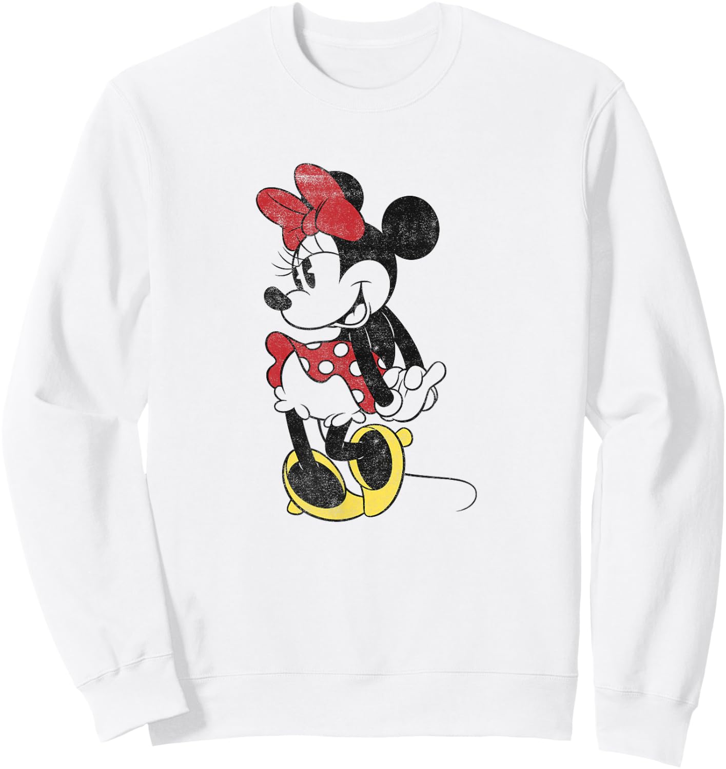 Disney Minnie Mouse Cute Pose Portrait Sweatshirt - Sweatshirt | White