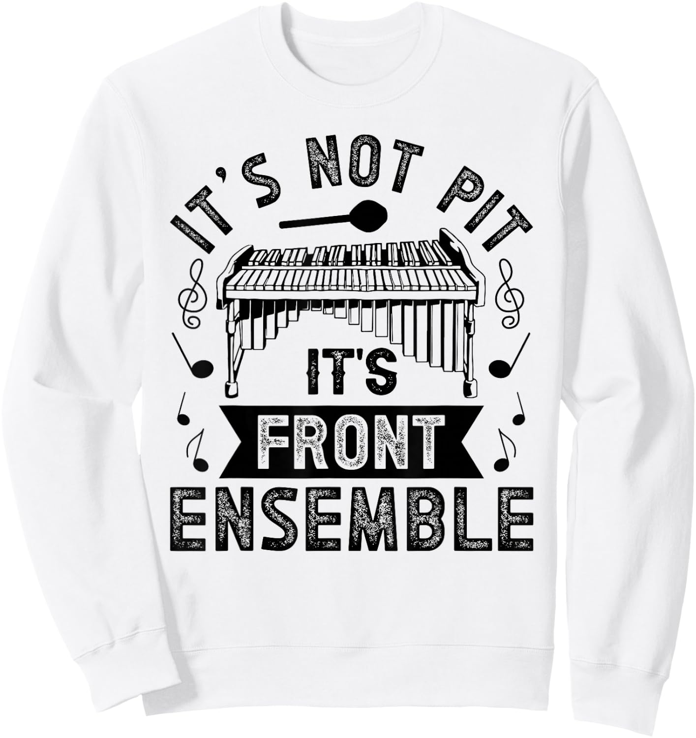 Front Ensemble Marimba Player Marimba Lover Marimba Sweatshirt - Sweatshirt | White