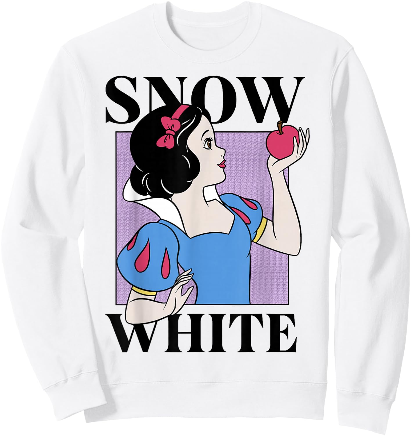 Disney Snow White and The Seven Dwarfs Front & Back Box Up Sweatshirt - Sweatshirt | White