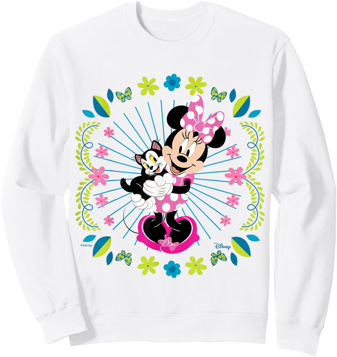 Minnie Mouse - Figaro Cat Sweatshirt - Sweatshirt | White