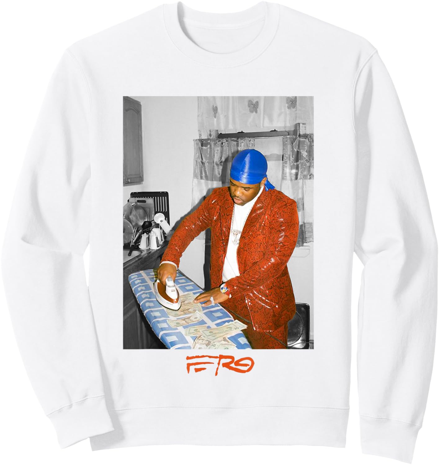 A$AP Ferg Official Ironing Board Sweatshirt - Sweatshirt | White