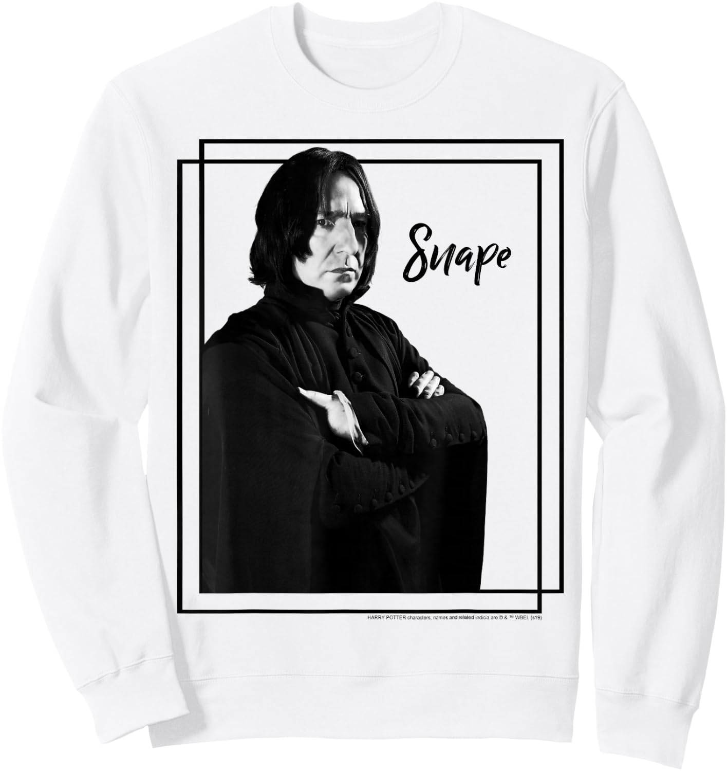 Harry Potter Snape Simple Framed Portrait Sweatshirt - Sweatshirt | White