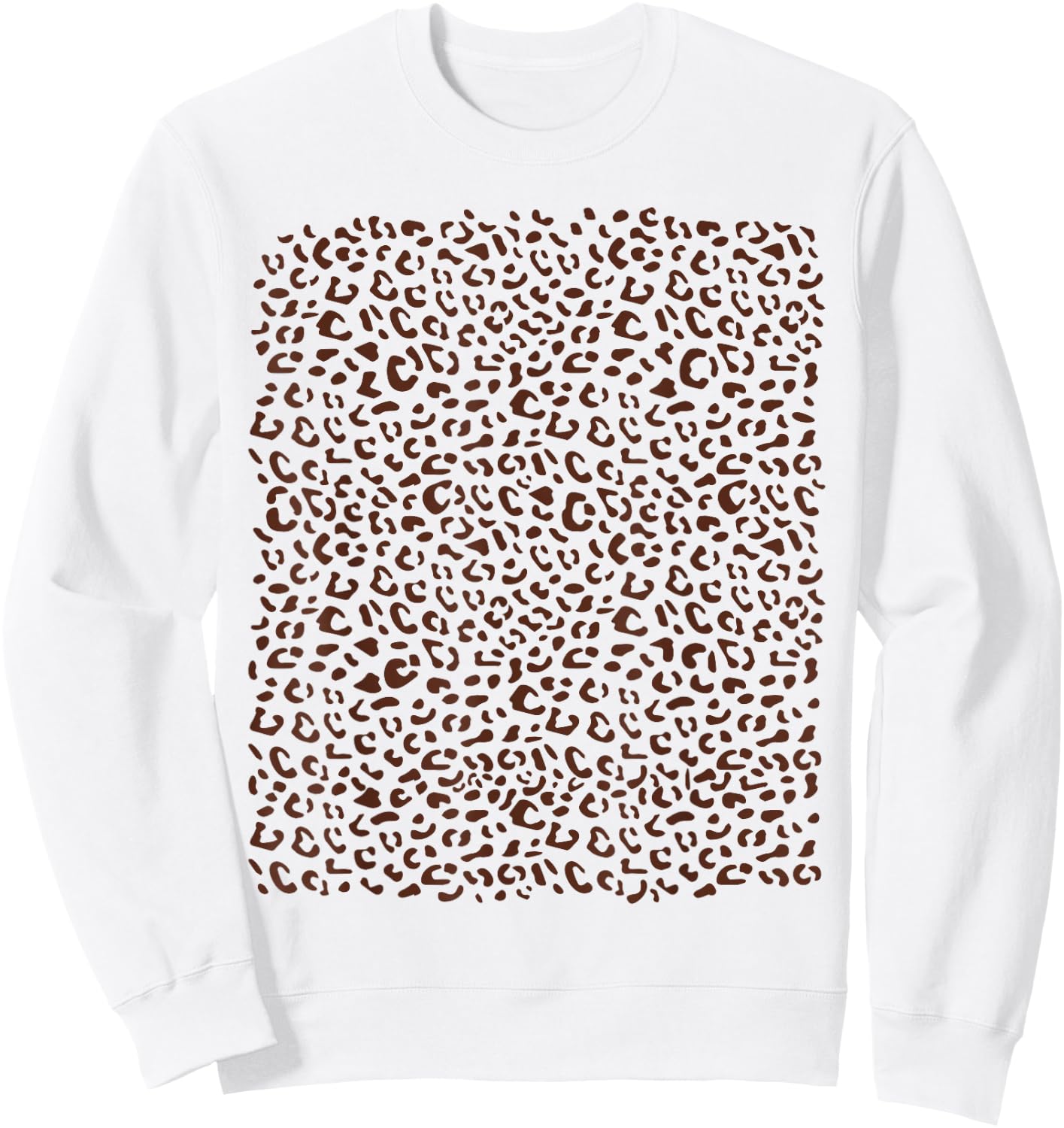 Cheetah Print Costume Halloween Cheetah Costumes Sweatshirt - Sweatshirt | White
