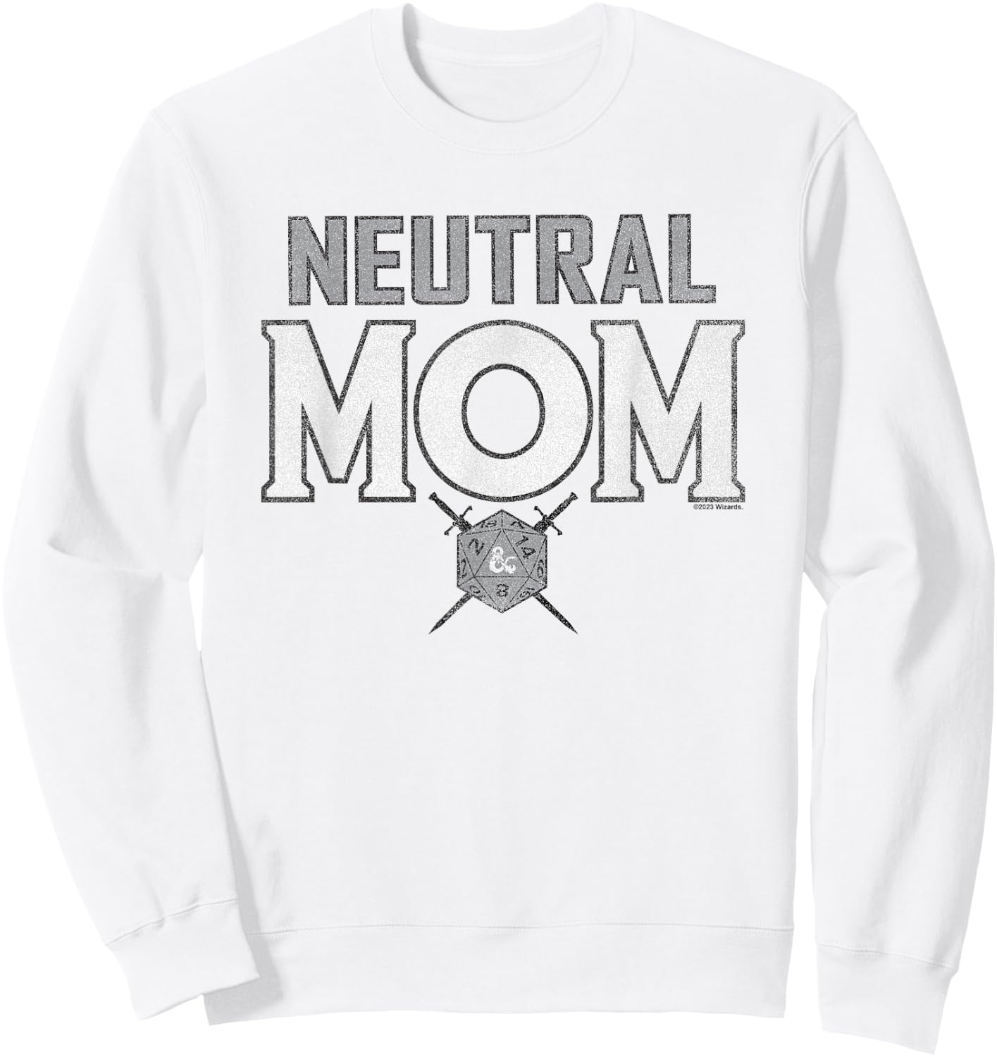 Dungeons & Dragons Mother's Day Neutral Mom Sweatshirt - Sweatshirt | White