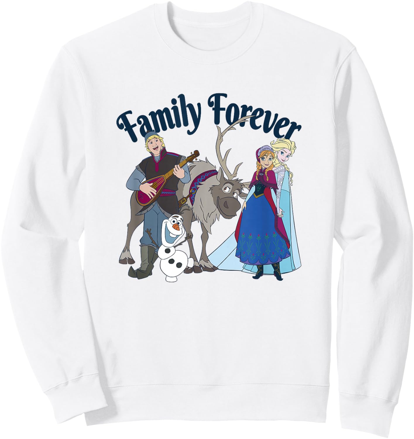 Disney Frozen Family Forever Group Shot Sweatshirt - Sweatshirt | White