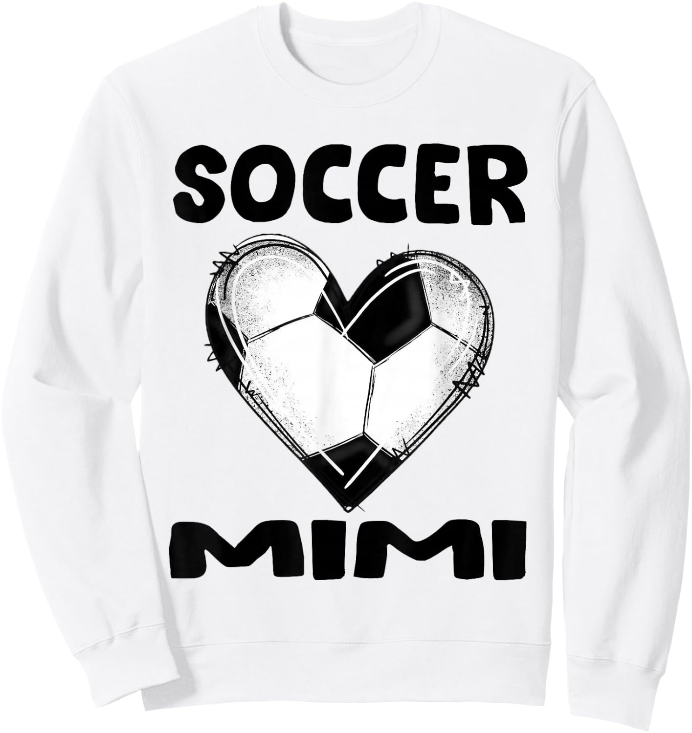 Soccer Mimi Heart Mimi Soccer Player Sweatshirt - Sweatshirt | White
